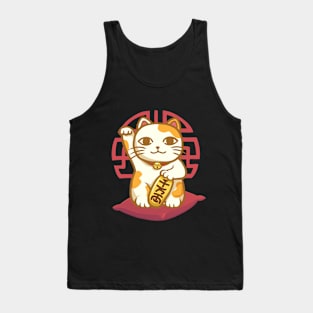 Maneki Neko Lucky Cat Tank Top